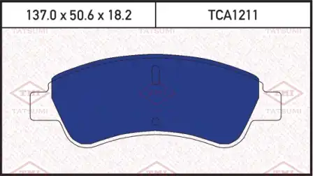 Tca1211 колодки дисковые перед.