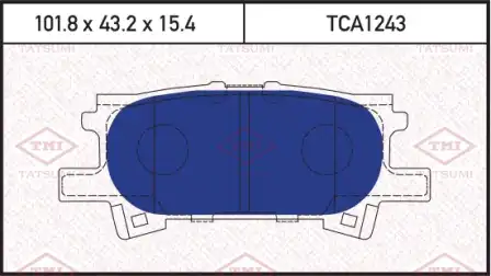 Колодки тормозные дисковые lexus rx 03-