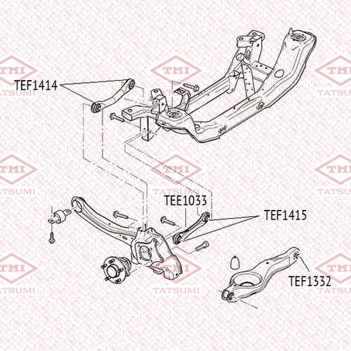 Рычаг подвески ford focus/c-max 98-mazda 3/5 03-volvo c30/s40/v50 04-