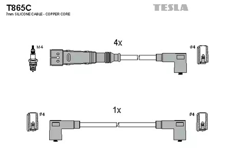 Комплект проводов зажигания original