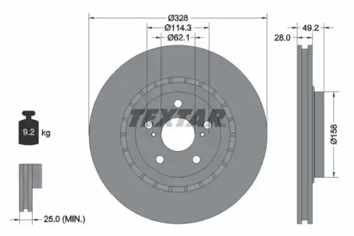 Тормозной диск pro+