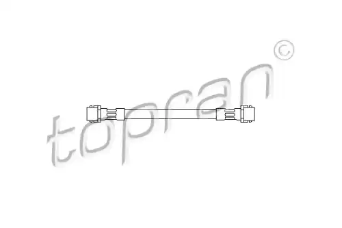 Шланг тормозной vag m10x1x162 HANS PRIES/TOPRAN 108127