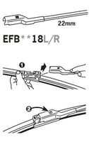 Щетка стеклоочистителя TRICO EFB4518L