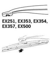 Щетка стеклоочистителя TRICO EX251