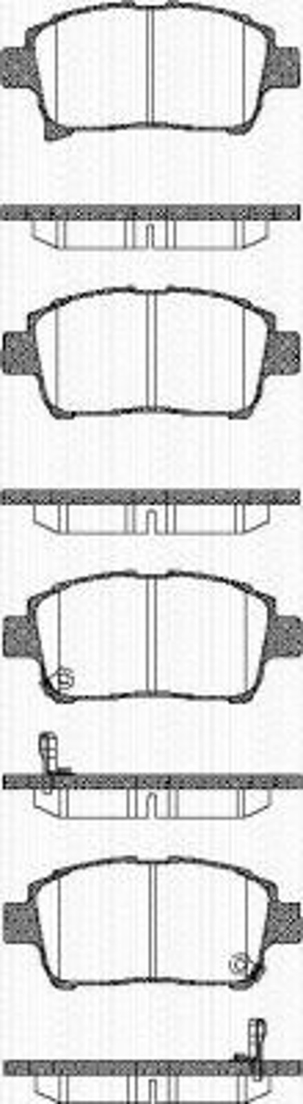 Колодки тормозные дисковые TRISCAN 8110 13057