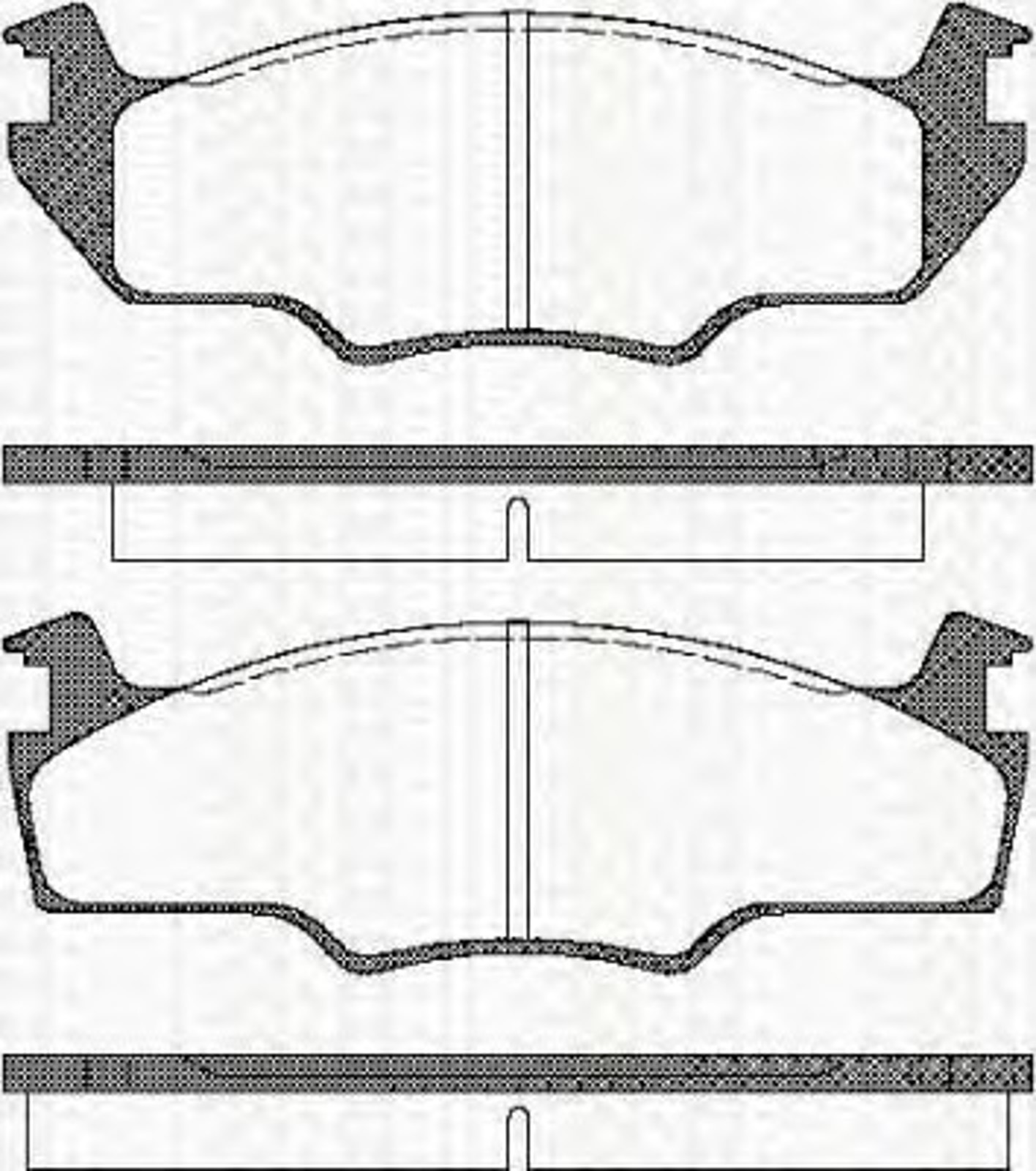Колодки тормозные дисковые TRISCAN 8110 29102