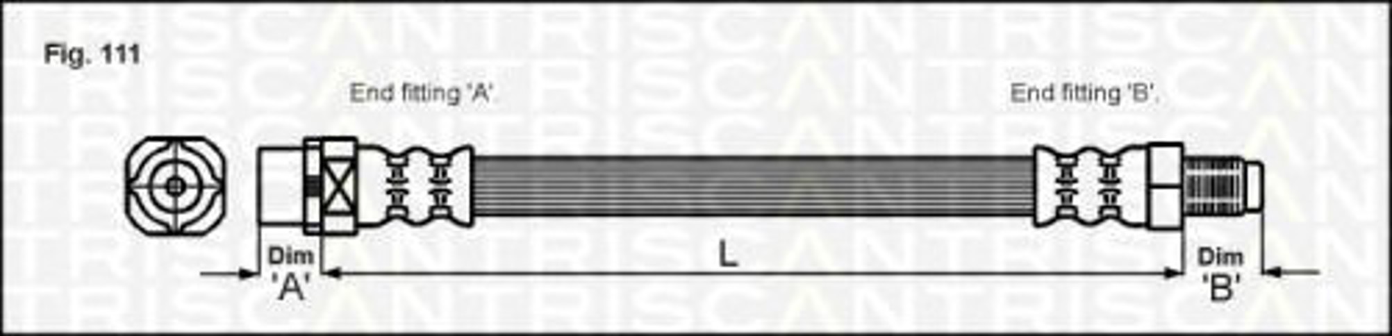 Тормозной шланг TRISCAN 8150 11108