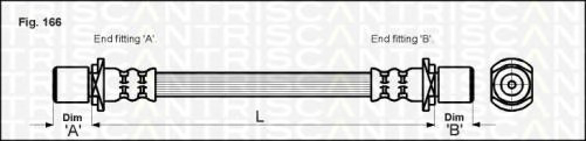 Тормозной шланг TRISCAN 8150 13117