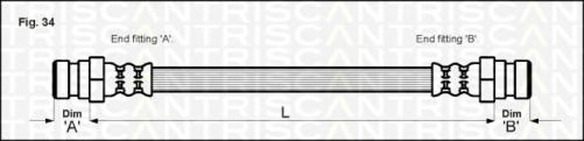 Тормозной шланг TRISCAN 8150 29227