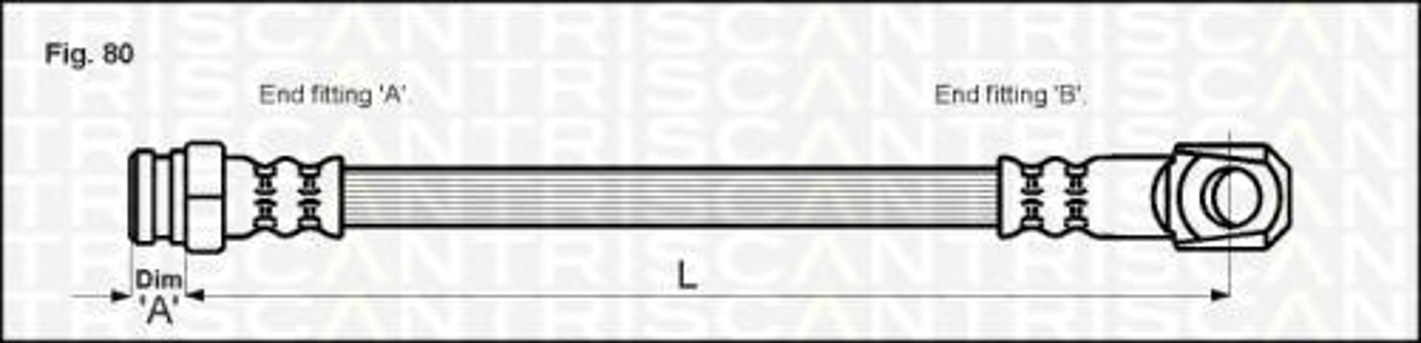Шланг тормозной TRISCAN 8150 29228