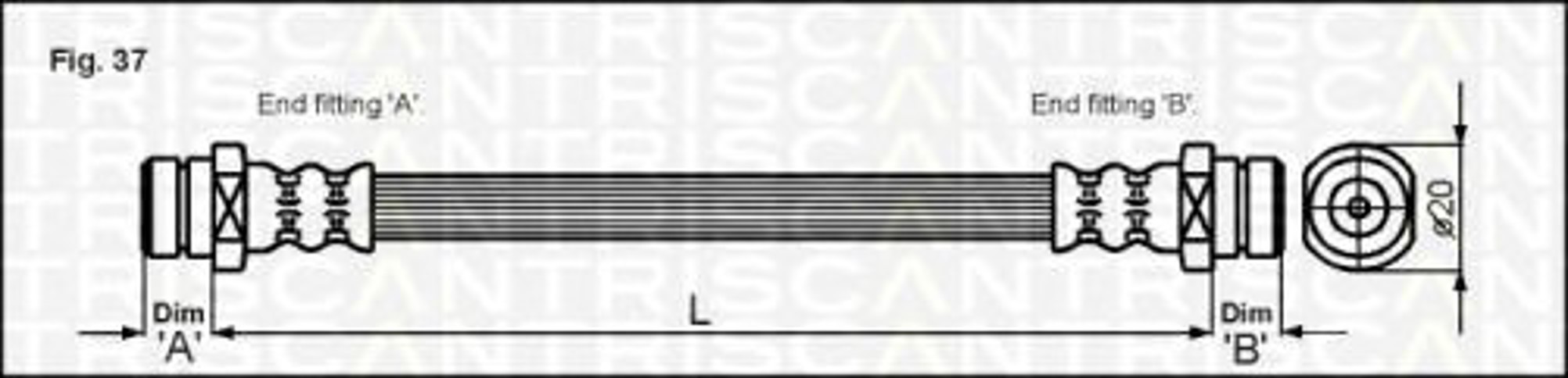 Тормозной шланг TRISCAN 8150 42212