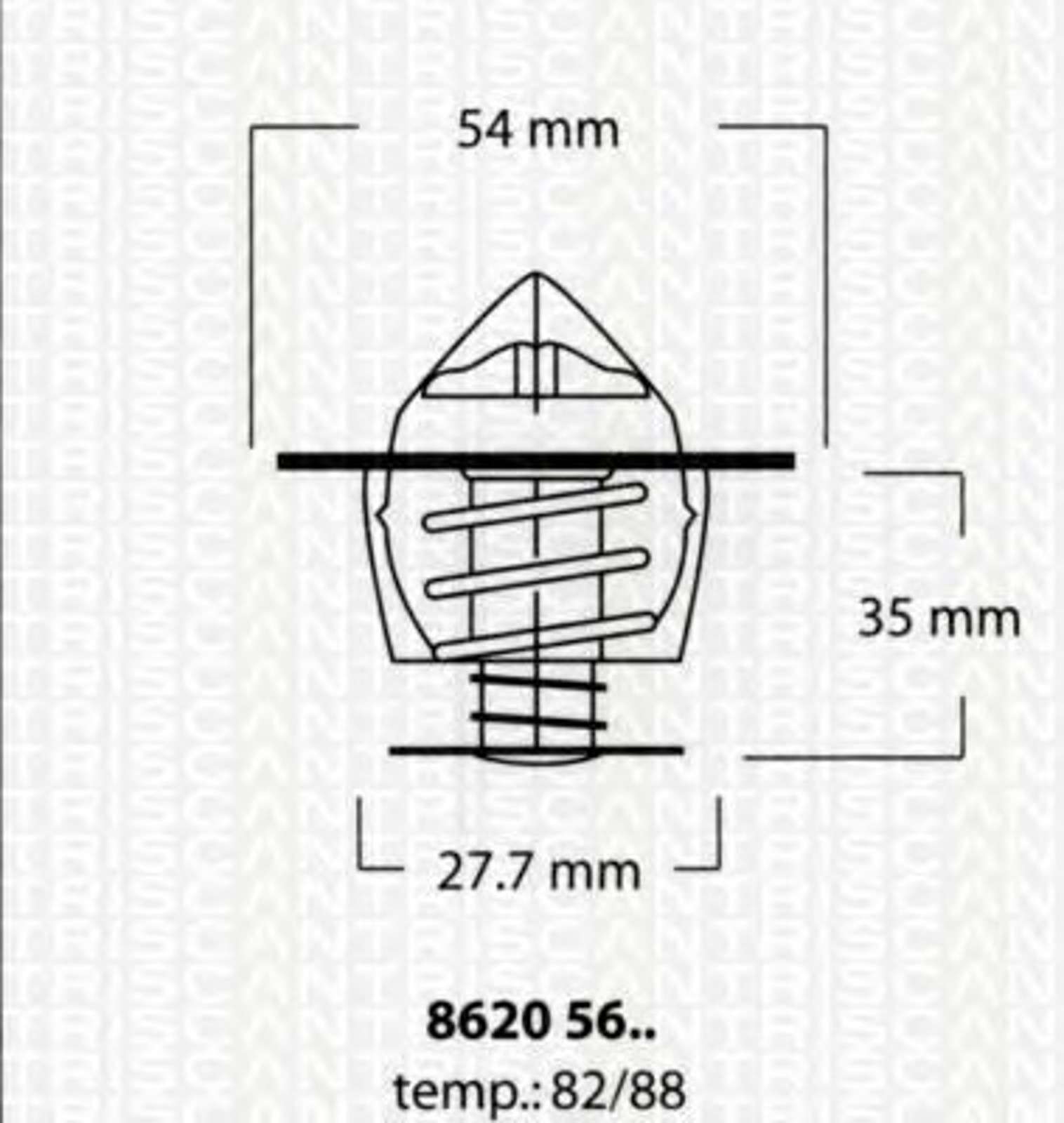 Термостат TRISCAN 8620 5682