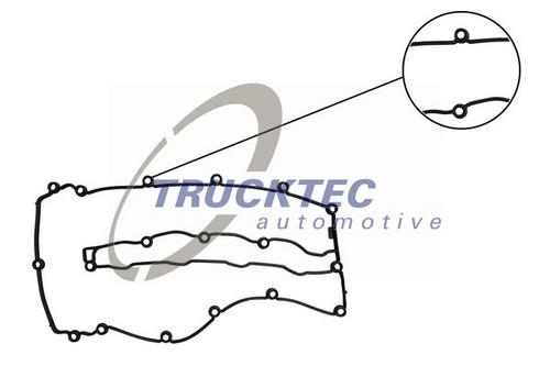 Прокладка клапанной крышки TRUCKTEC AUTOMOTIVE 02.10.146
