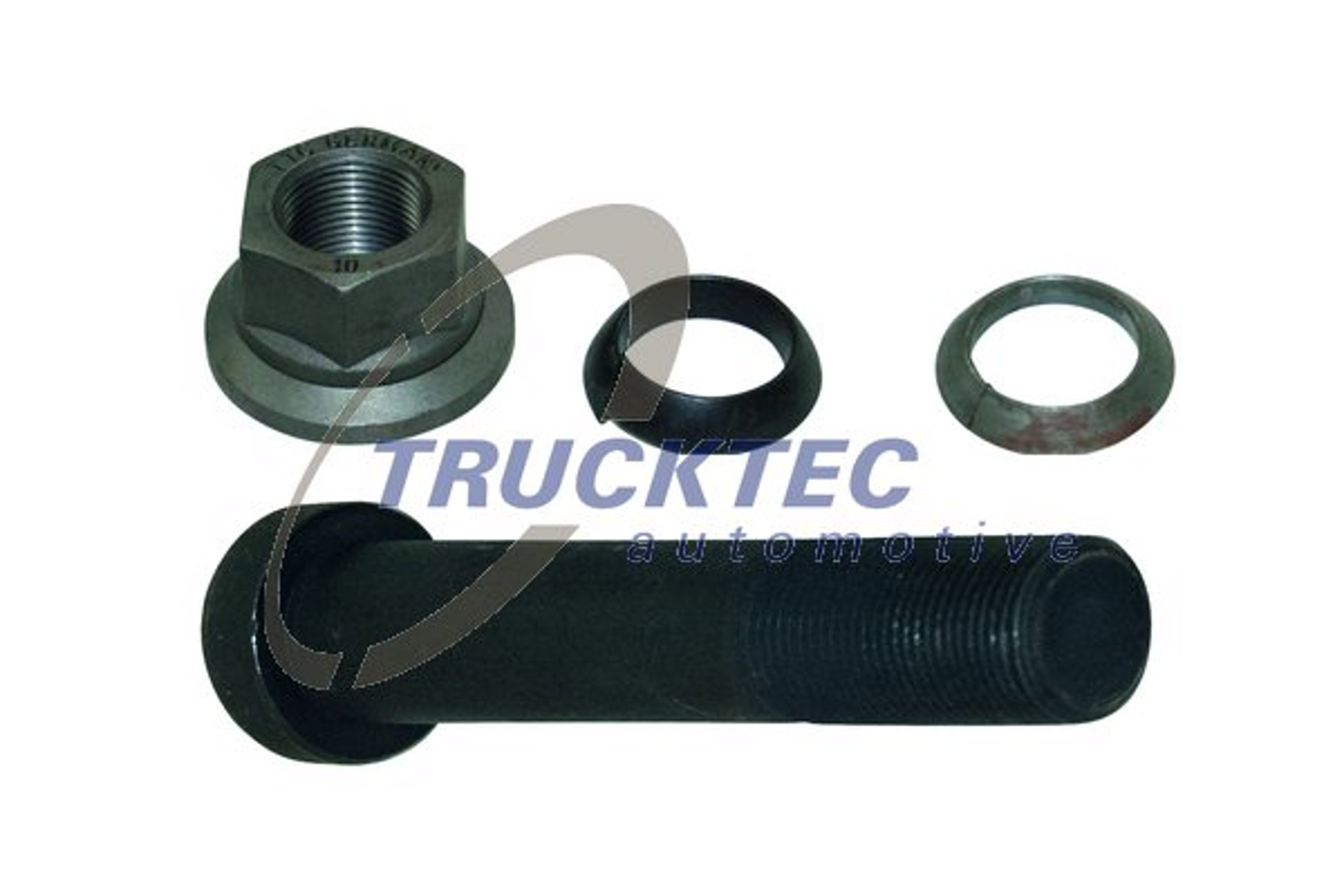 Болт крепления колеса m22x1.5x125.5 в сборе с гайкой гроверами TRUCKTEC AUTOMOTIVE 0143408