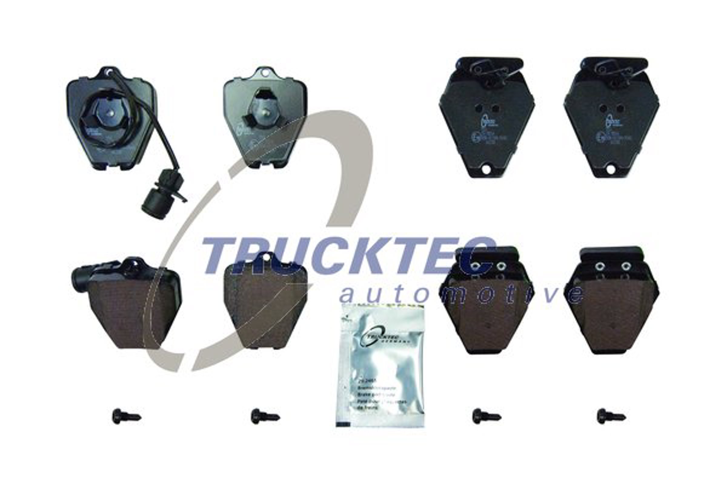 Комплект тормозных колодок дисковый тормоз TRUCKTEC AUTOMOTIVE 07.35.245