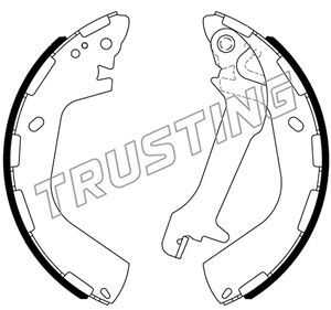 Комплект тормозных колодок TRUSTING 046.235