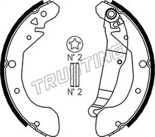 Комплект тормозных колодок TRUSTING 027.004
