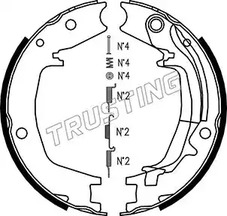 Комплект тормозных колодок стояночная тормозной системы