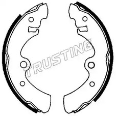Комплект тормозных колодок TRUSTING 067.146