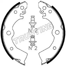 Комплект тормозных колодок TRUSTING 067.182