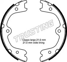 Комплект тормозных колодок стояночная тормозной системы TRUSTING 067.200