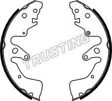 Комплект тормозных колодок TRUSTING 111.251