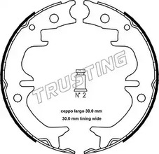Комплект колодок стояночного тормоза TRUSTING 115.314