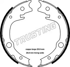 Комплект колодок стояночного тормоза TRUSTING 115.315
