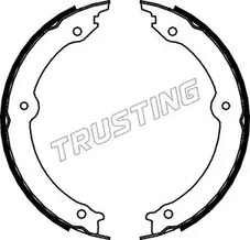 Комплект колодок стояночного тормоза TRUSTING 115.323