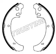 Комплект тормозных колодок TRUSTING 122.004