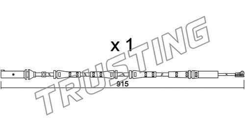 Датчик износа тормозных колодок TRUSTING SU.351