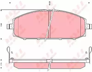 Комплект тормозных колодок дисковый тормоз cotec