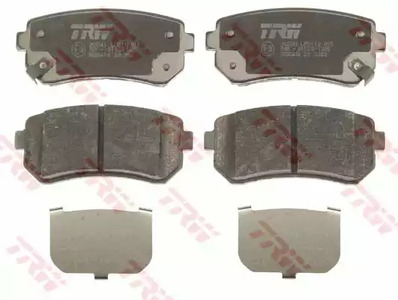 Комплект тормозных колодок дискового тормоза TRW GDB3474