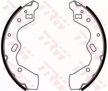 Колодки тормозные барабанные TRW GS8663