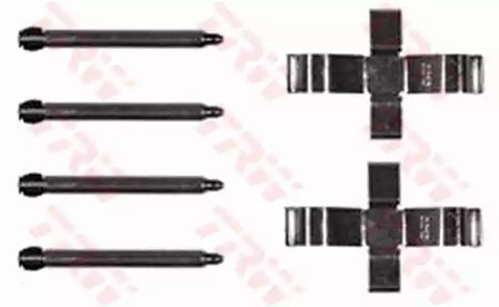 Комплектующие колодки дискового тормоза TRW PFK234