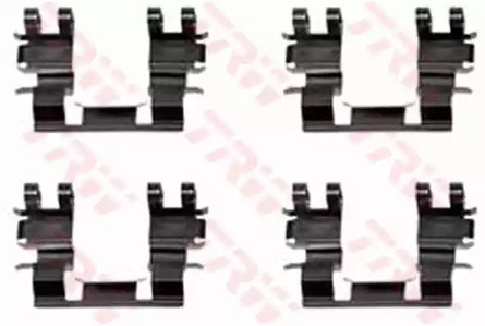 Комплектующие колодки дискового тормоза TRW PFK265