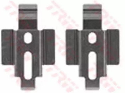 Комплектующие колодки дискового тормоза TRW PFK342