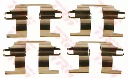 Пружины колодок (ремкомплект) TRW PFK590