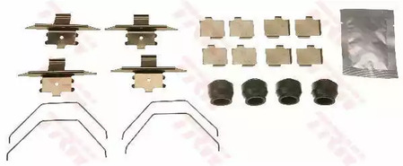 Комплектующие колодки дискового тормоза TRW PFK628