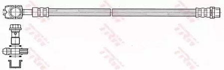 Тормозной шланг TRW PHD484