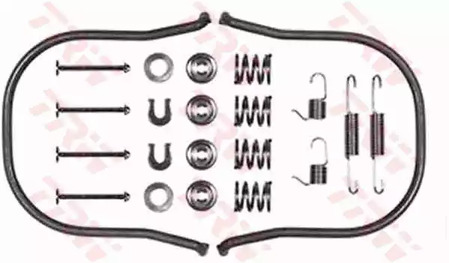 Комплектующие тормозной колодки TRW SFK120