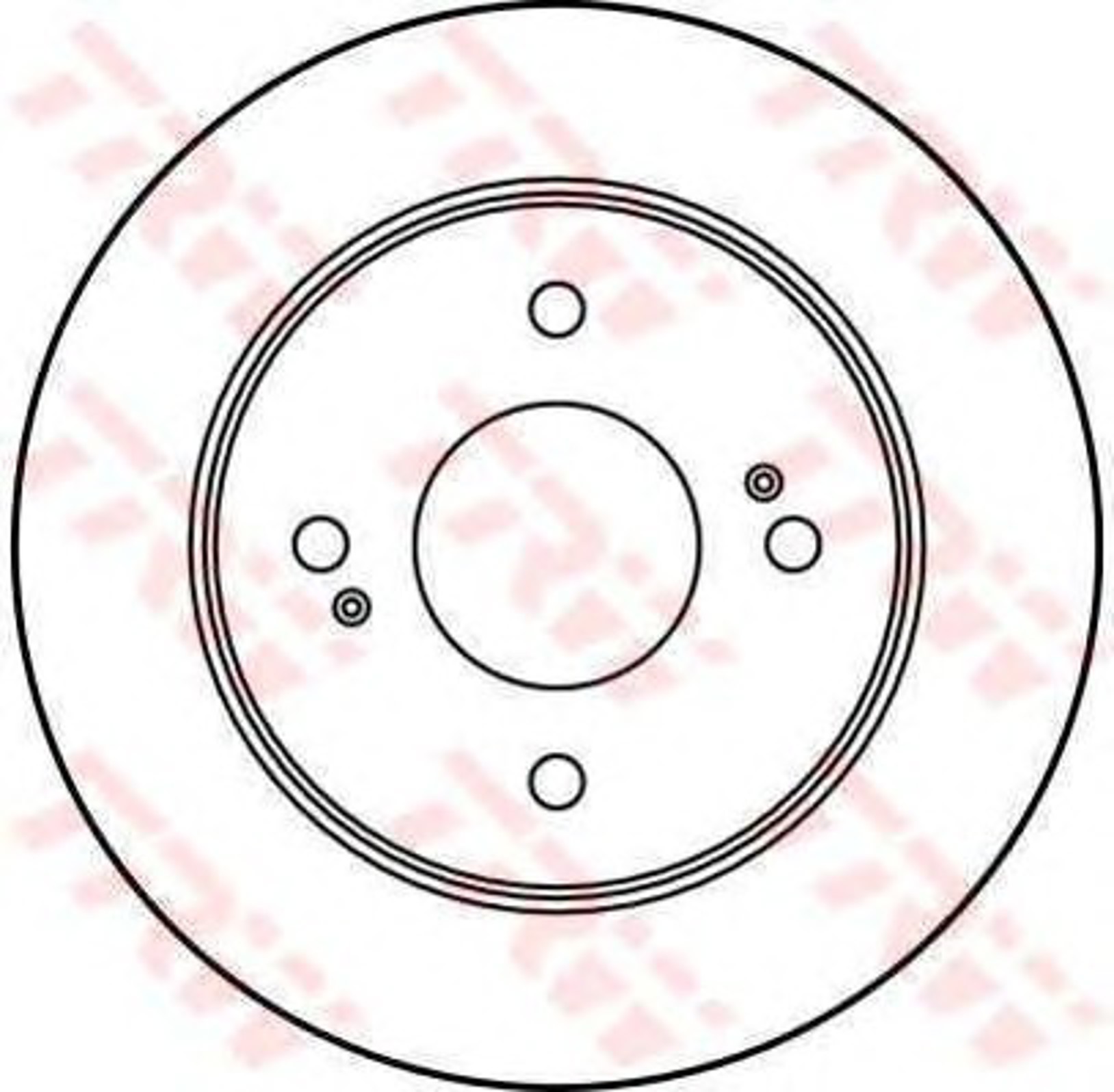 Диск тормозной TRW DF3018