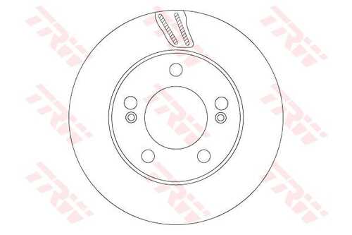 Тормозной диск TRW DF6876