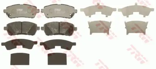 Колодки тормозные дисковые TRW GDB3437