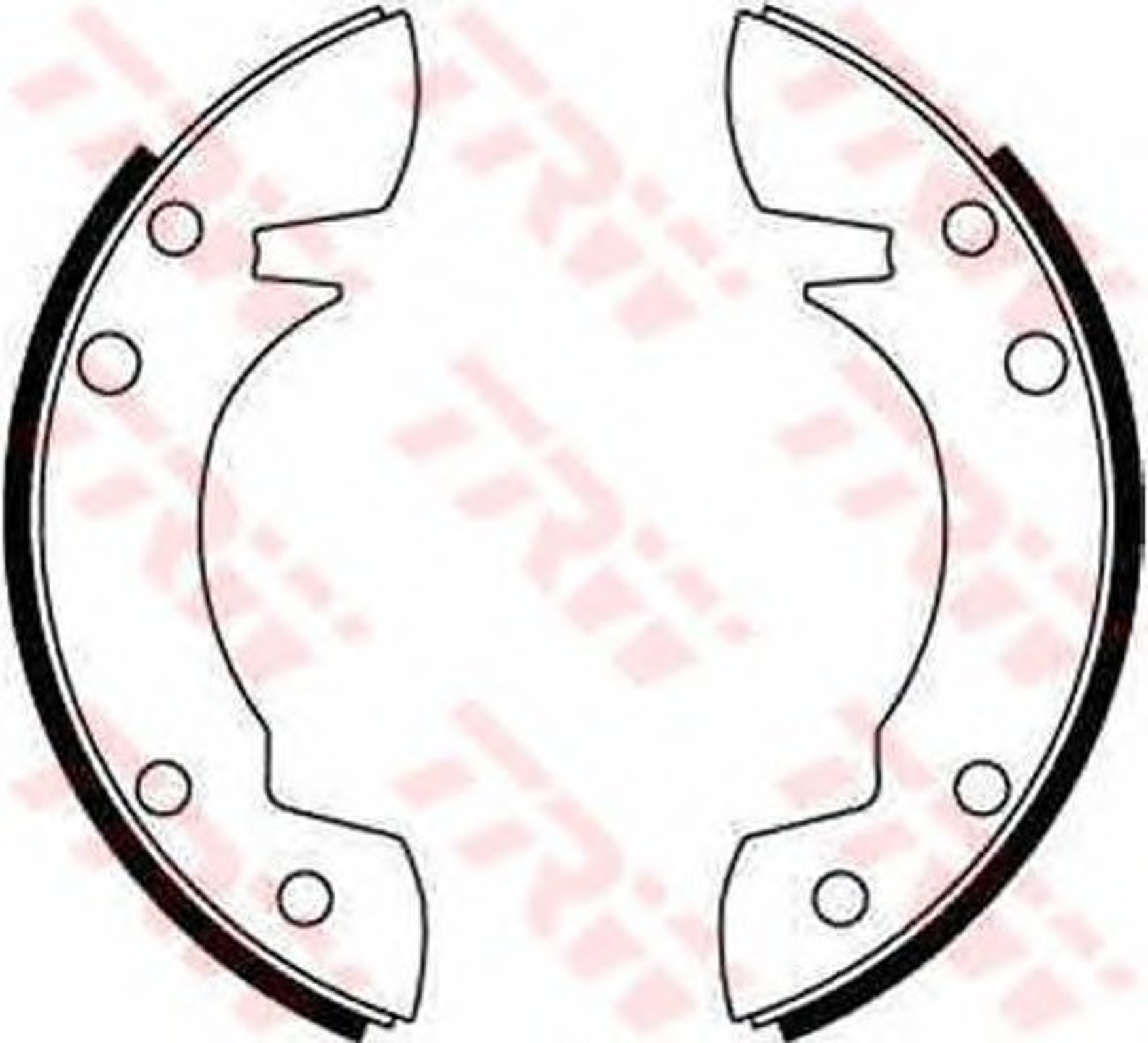 Колодки тормозные барабанные TRW GS6093