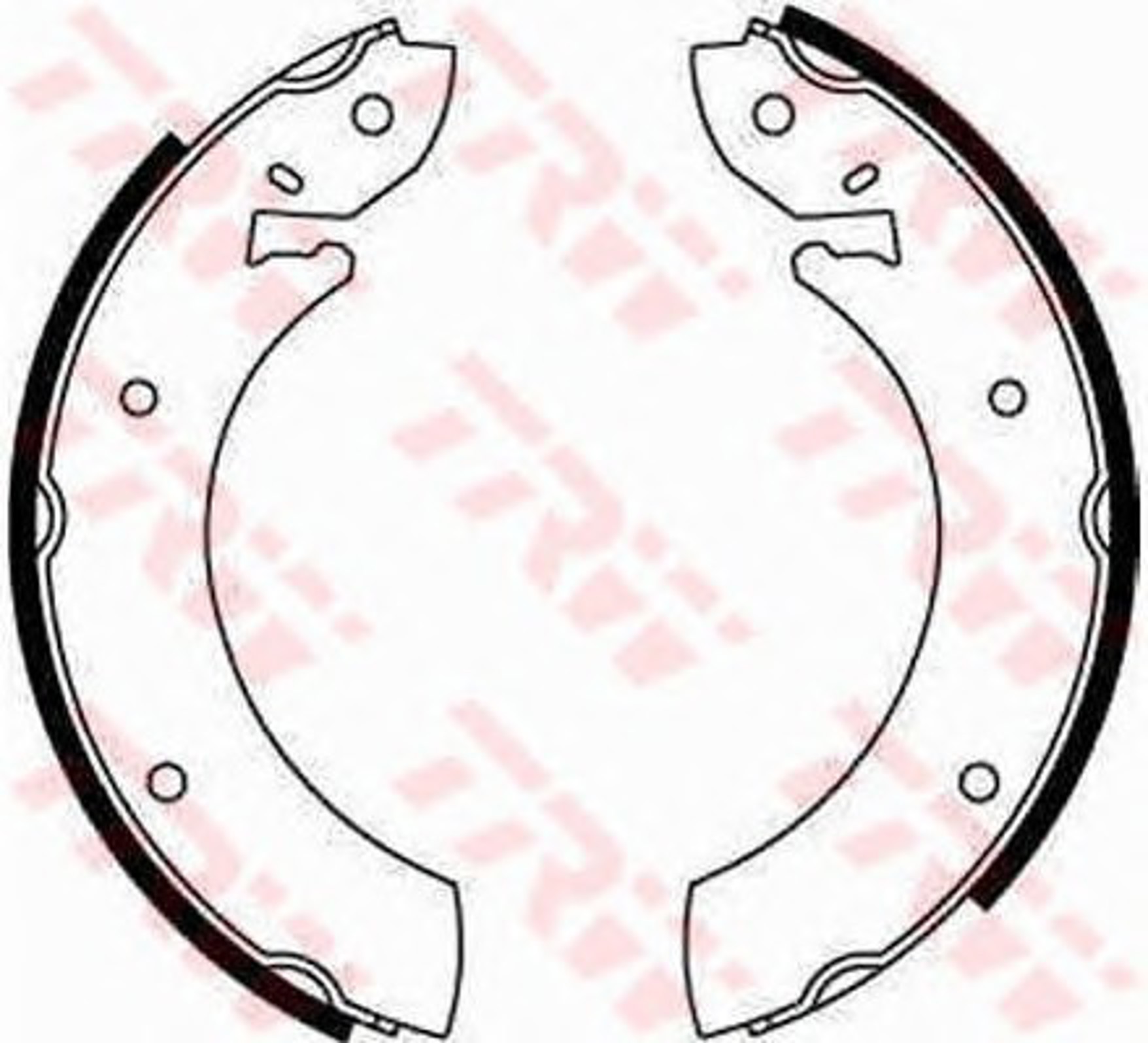 Колодки тормозные барабанные TRW GS6102