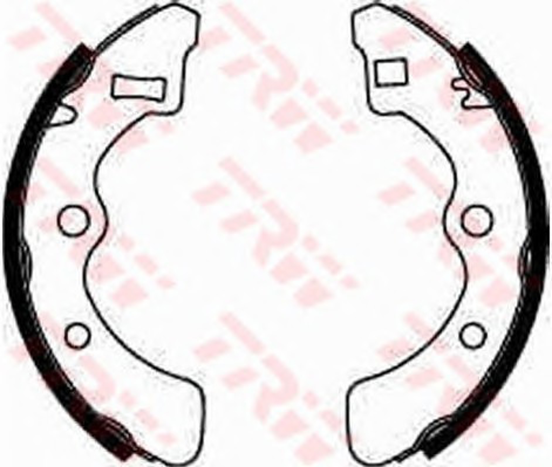 Колодки тормозные барабанные TRW GS8085