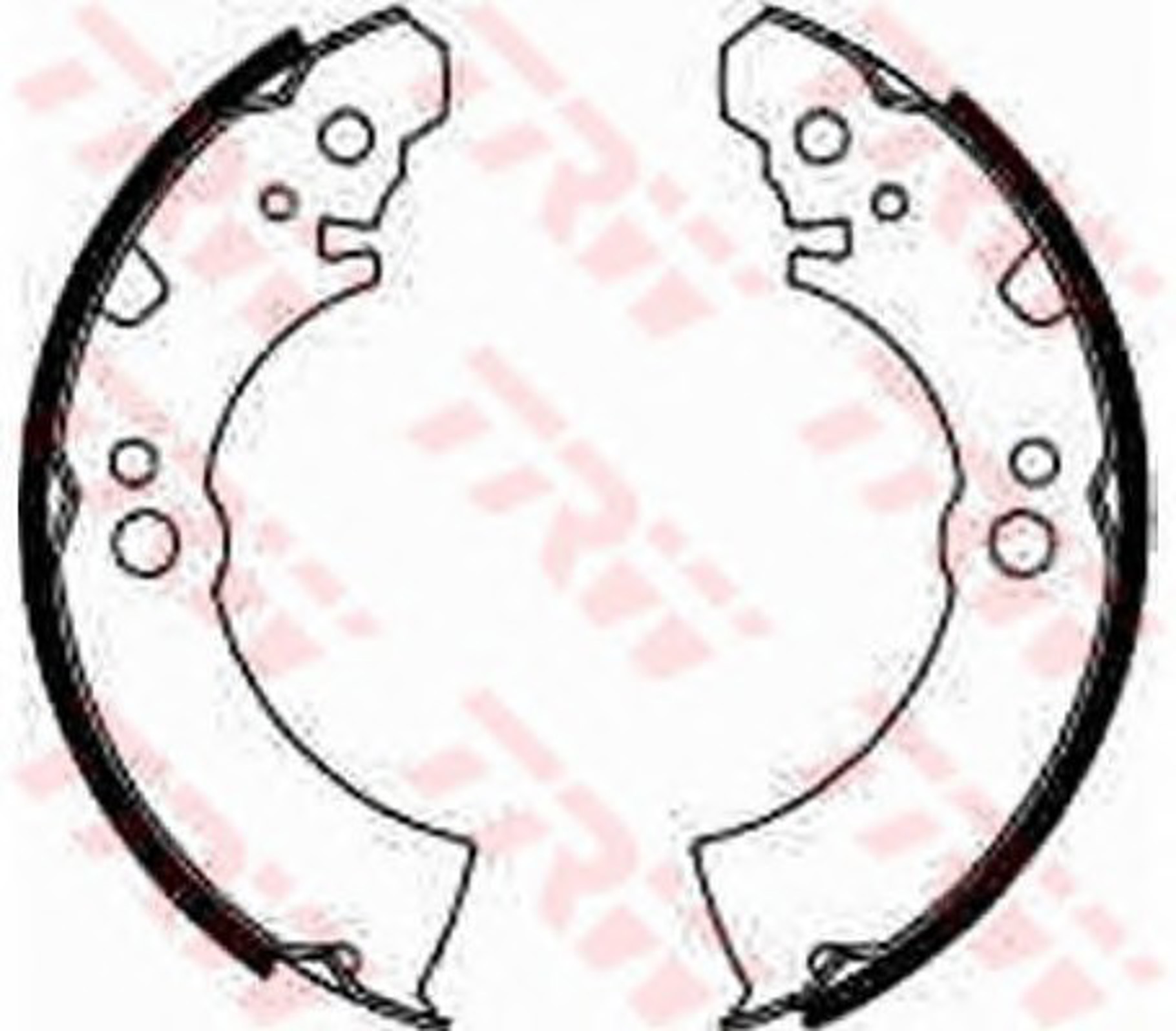 Колодки тормозные барабанные TRW GS8156