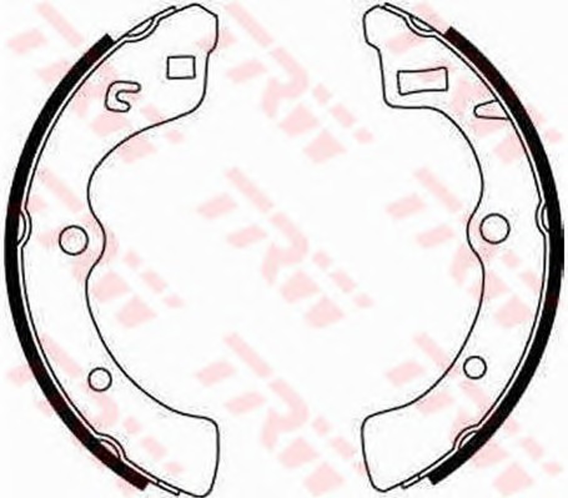 Колодки тормозные барабанные TRW GS8194