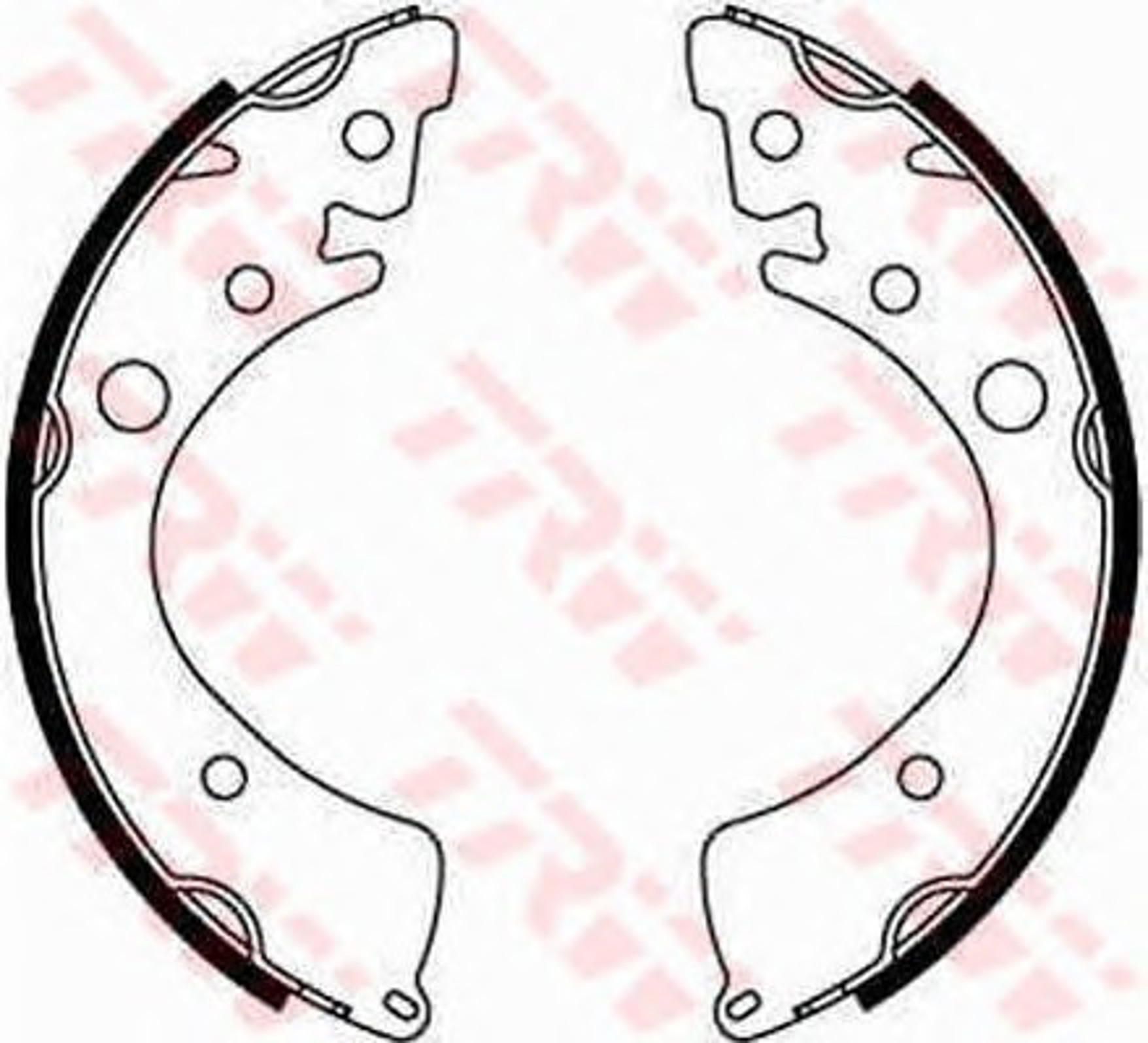 Колодки тормозные барабанные TRW GS8201